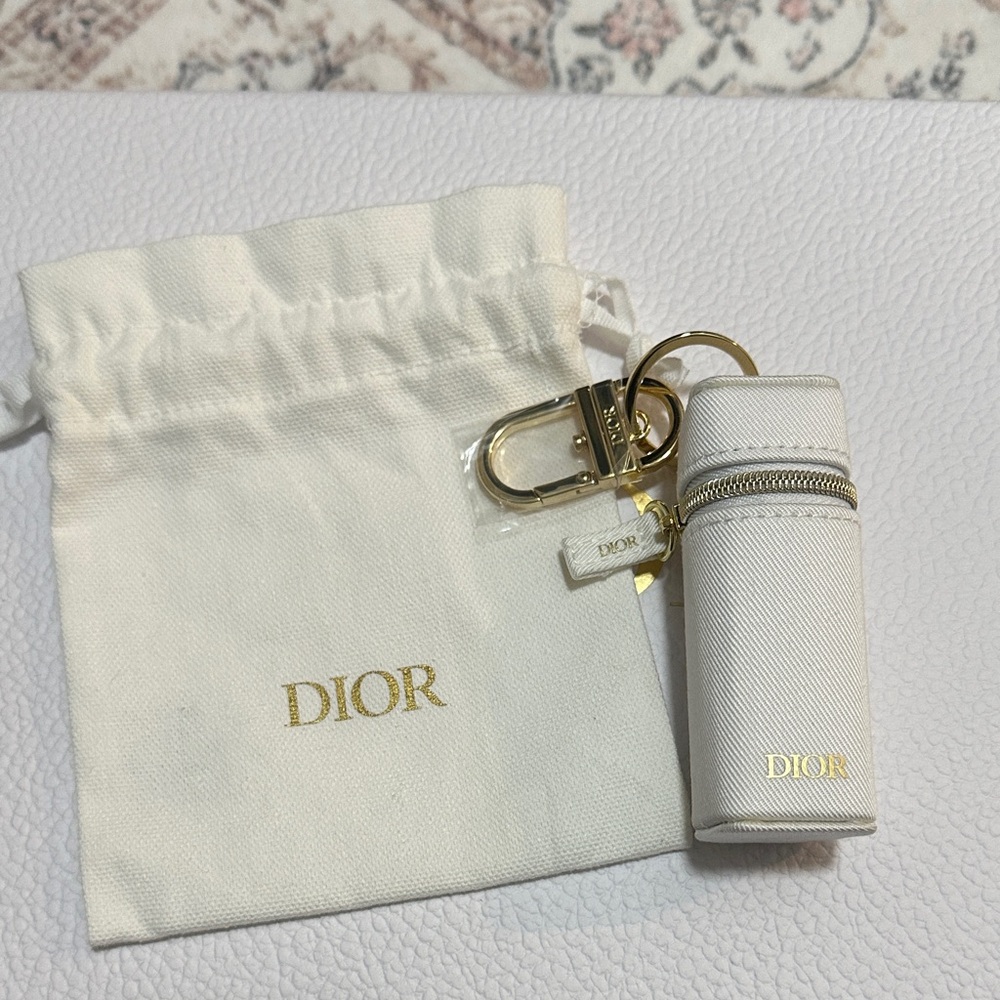 Dior Keychain Lipstick Holder